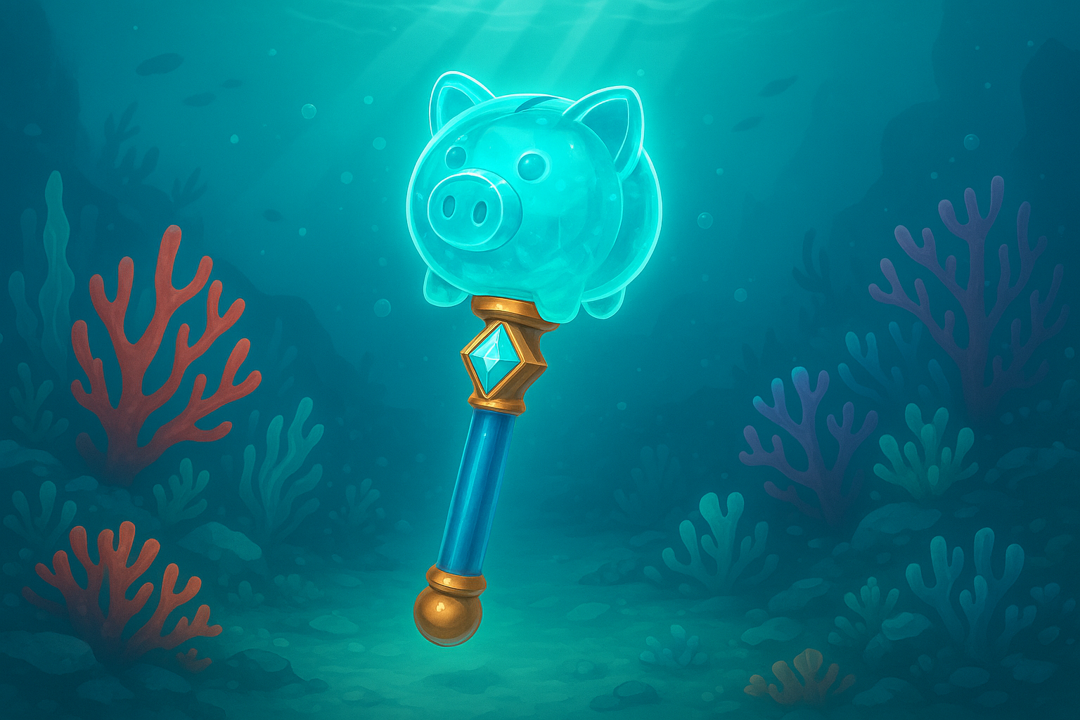 Piggy Prizes Wand of Riches